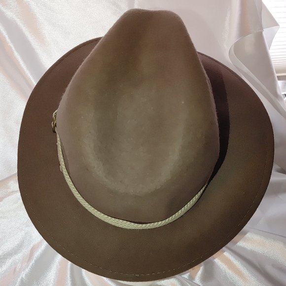 Authentic NWOT Scala 100% wool Panama fedora L $24 each never worn - Picture 4 of 8